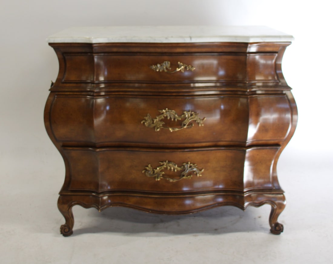 Fine Vintage Louis XV Style Marbletop Commode . (1 of 7)