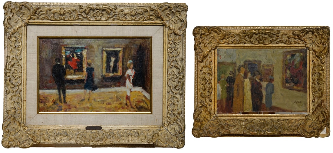 GABRIEL SPAT (AMERICAN 1890-1967) [2 WORKS]. (1 of 12)