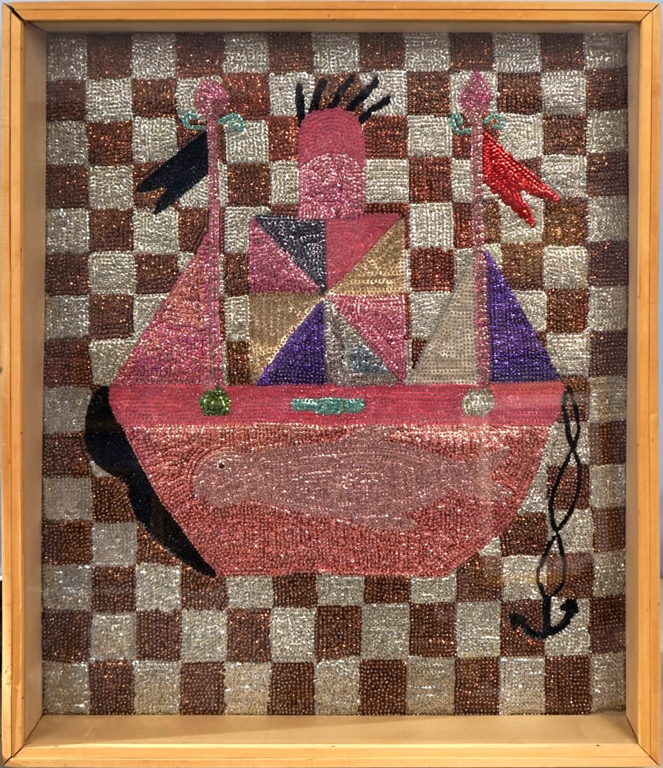 HAITIAN SEQUIN SCHOOL (20TH/21ST CENTURY). (1 of 2)