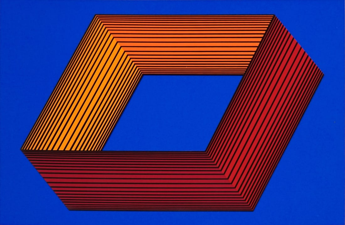 RICHARD ANUSZKIEWICZ (AMERICAN,1930-2020). (1 of 4)