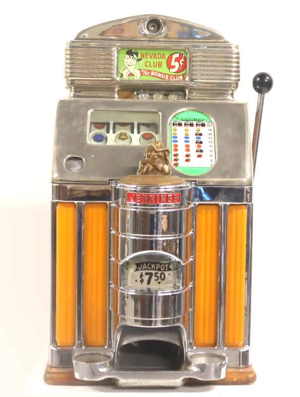 Jennings Nevada Club Chief Reno 5C Slot (1 of 17)