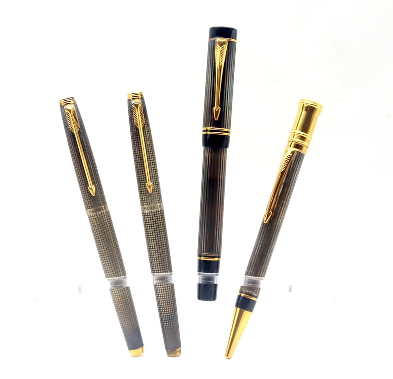 (3) Parker Fountain Pens and (1) Ball Pen Ink MKI (1 of 18)