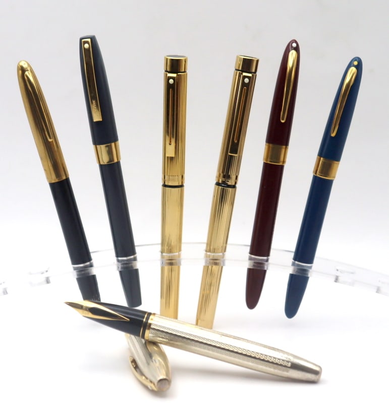 Large Sheaffer Fountain Pen Grouping. (1 of 20)