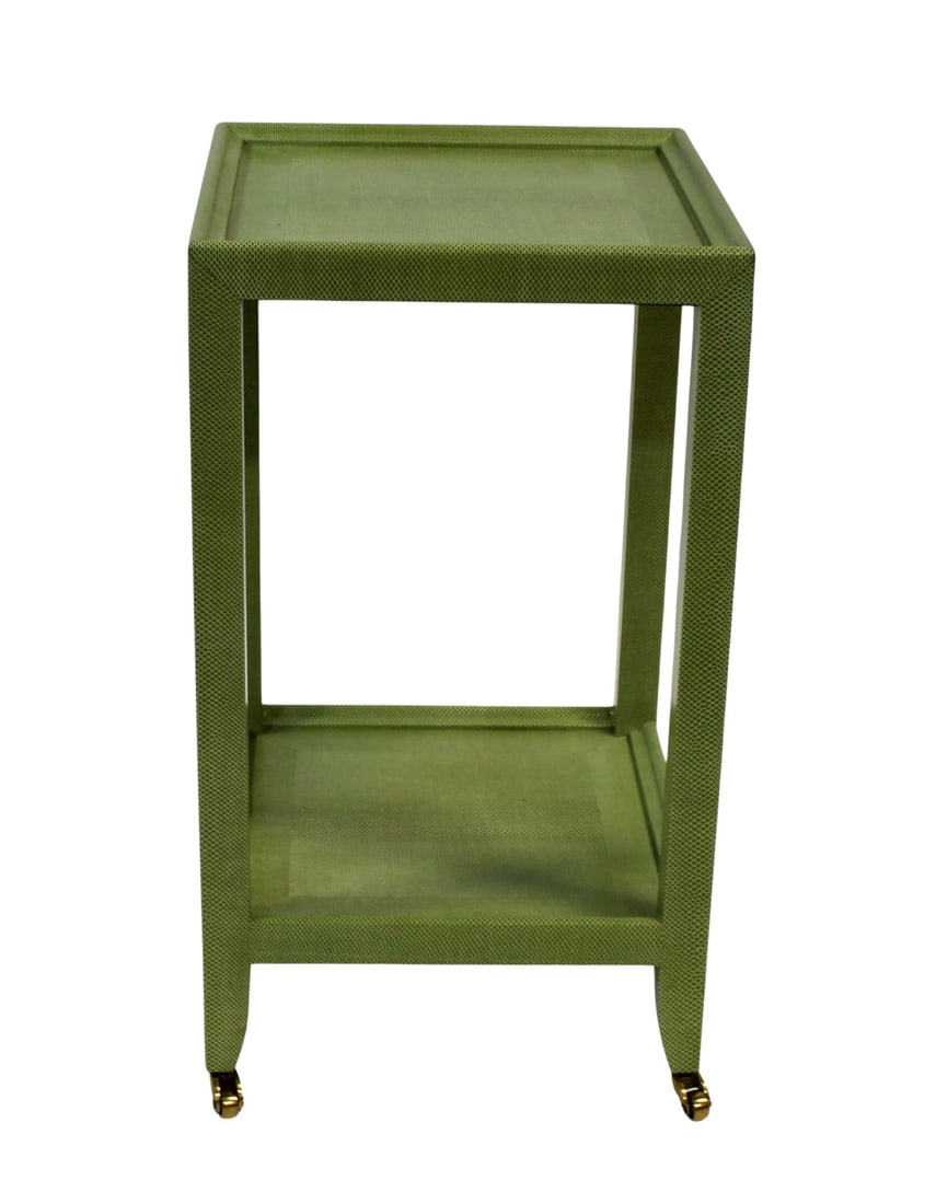 Forssberg Green Snakeskin Telephone Table. (1 of 5)