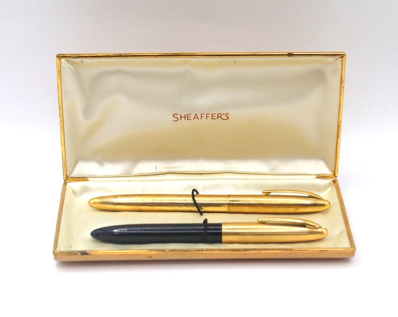 Sheaffer's Masterpiece 14kt Gold Snorkel Fountain (1 of 13)