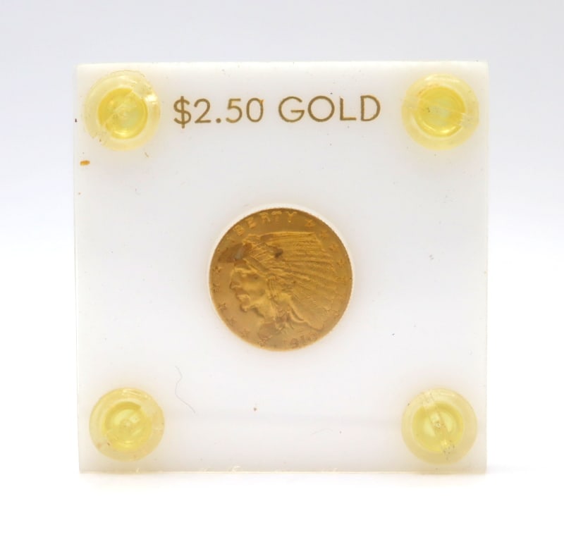 NUMASMATICS. 1910 $2.50 Indian Head Quarter Eagle (1 of 4)