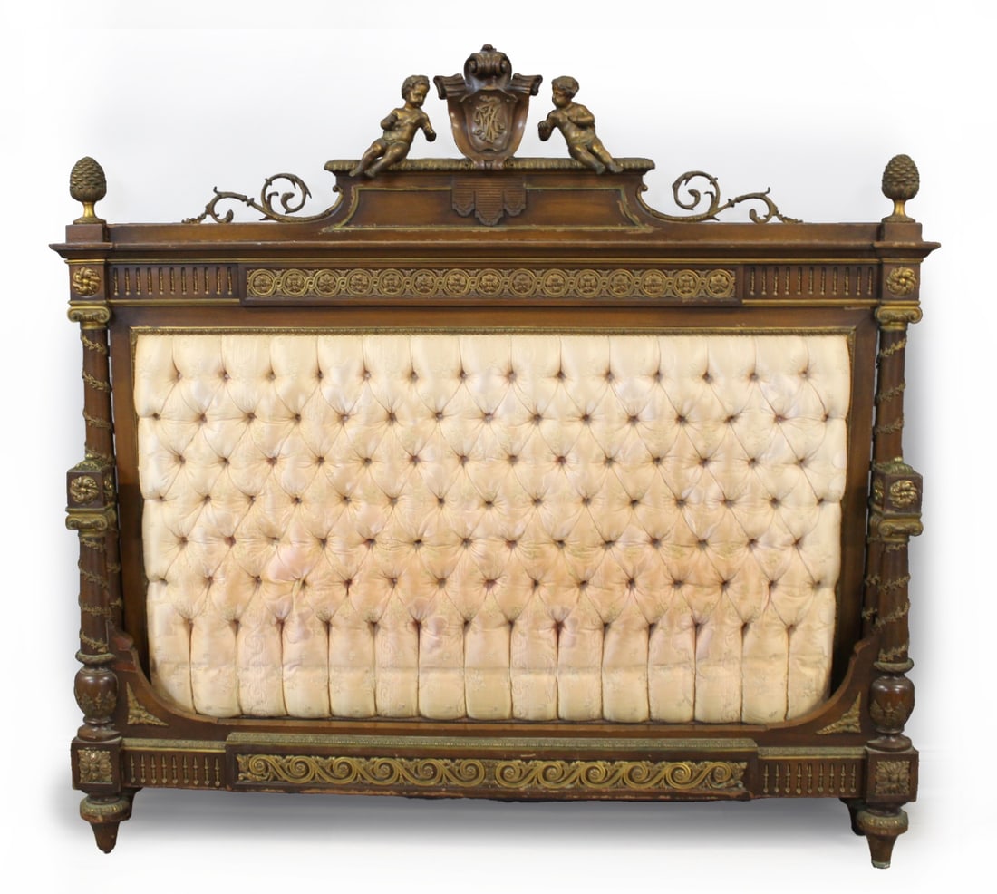 Fine 19th Century Bronze Mounted Bed. (1 of 18)