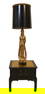 JAMES MONT Midcentury Stand & Lamp.