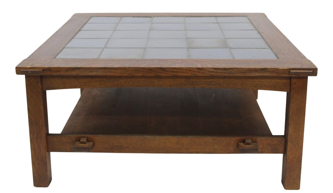 Stickley Audi Oak Arts & Crafts Coffee Table With (1 of 6)