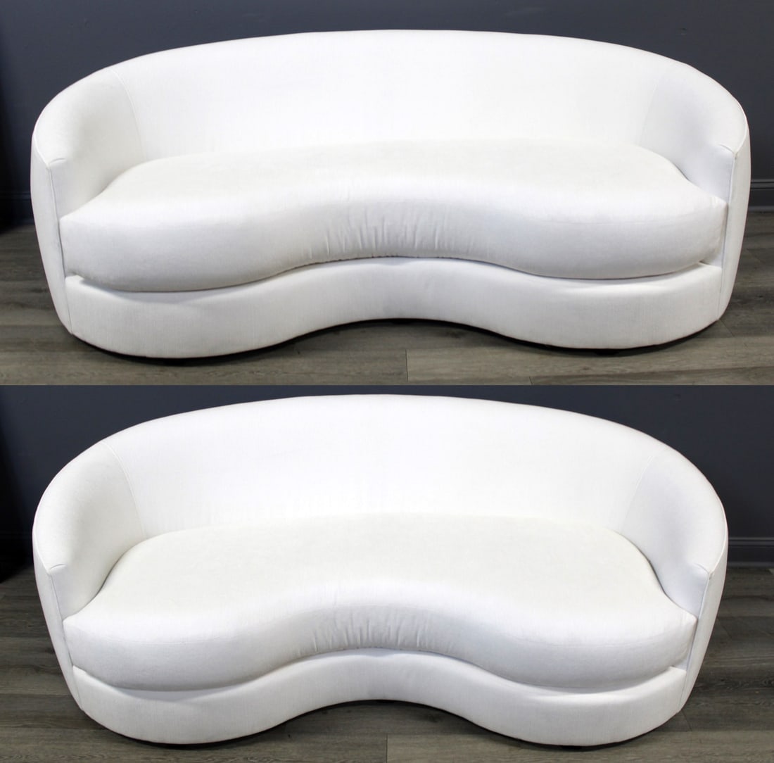 Mitchell Gold & Williams Pair Of Cloud Style Sofas (1 of 7)