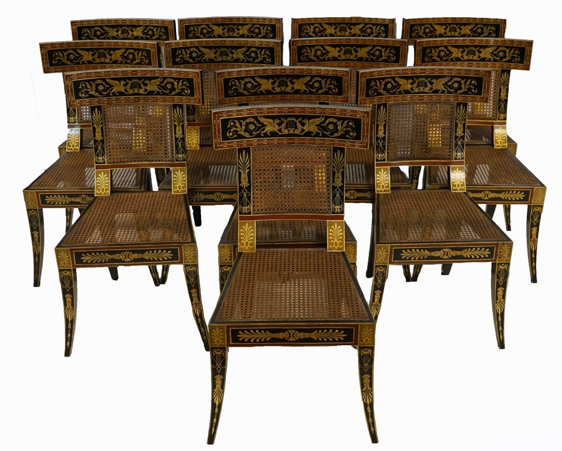 12 Neoclassical Style Chairs With Greek Key Design (1 of 7)