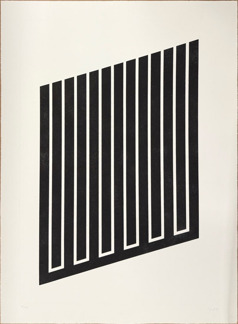 DONALD JUDD (AMERICAN, 1928-1994). (1 of 4)