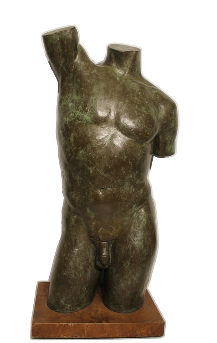 VALERIE F. Signed And Dated Male Torso. (1 of 9)