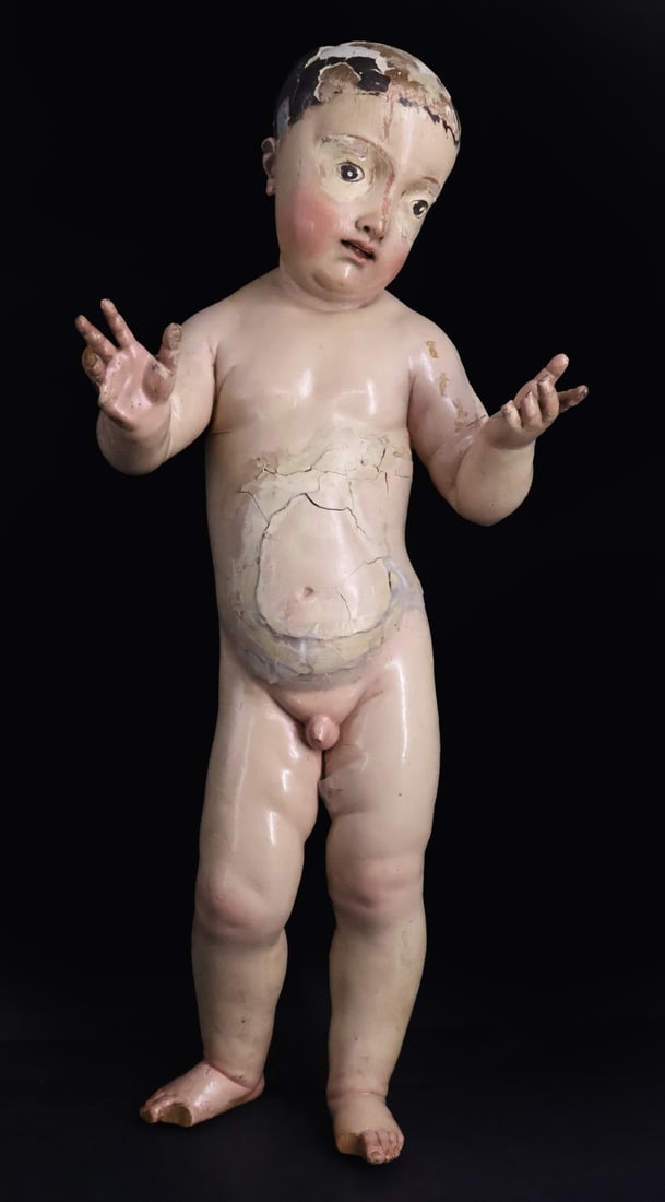 Spanish School 17th Century Carving of the Infant (1 of 11)