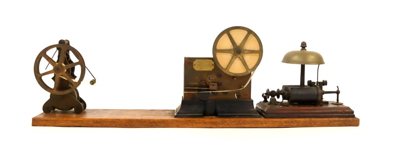 The Gamewell Co. Three-Piece Telegraph Machine (1 of 14)