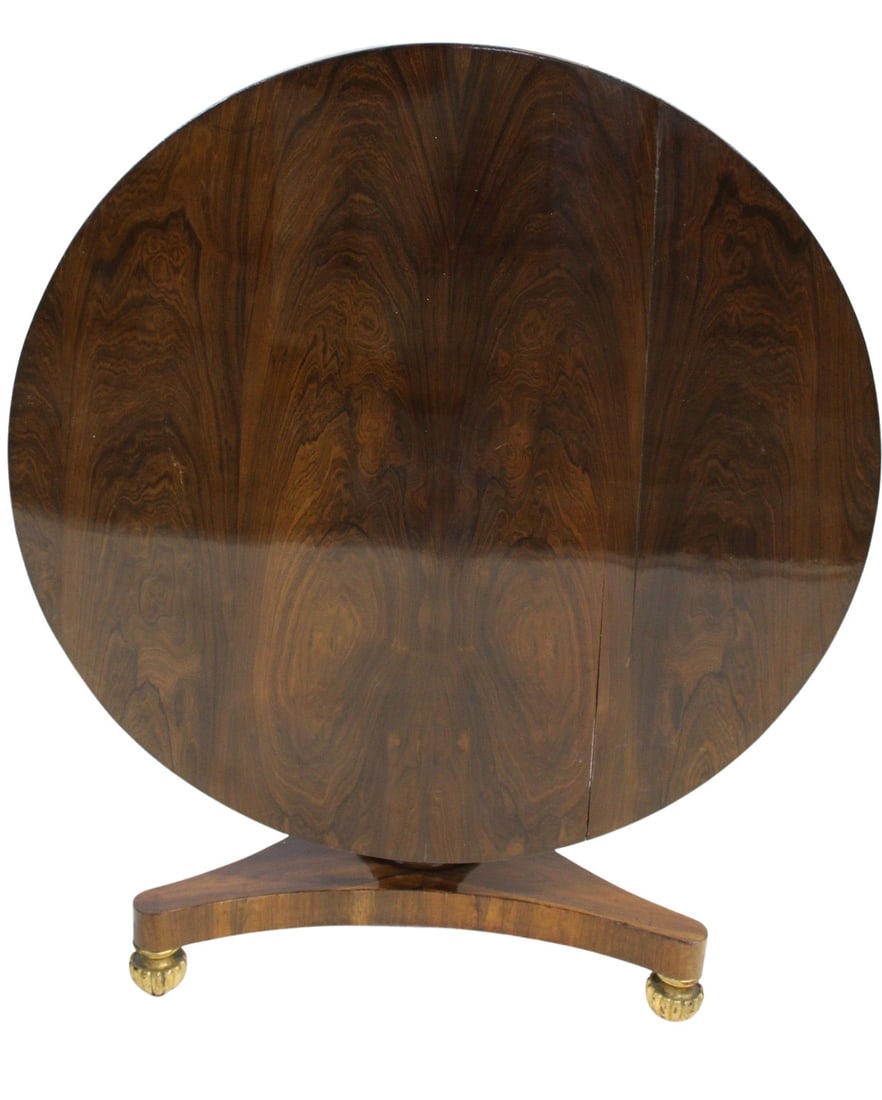 Regency Rosewood Flip Top Table. (1 of 8)