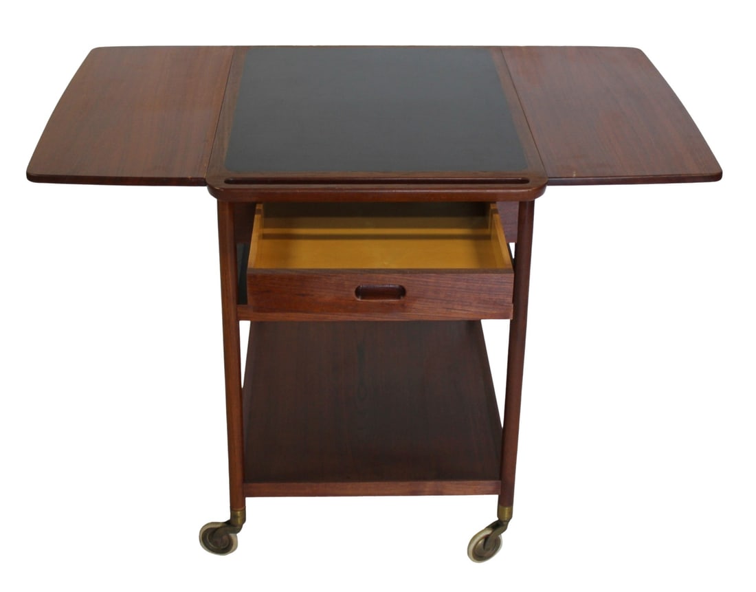 Midcentury Ludvig Pontoppidan Serving Cart. (1 of 7)