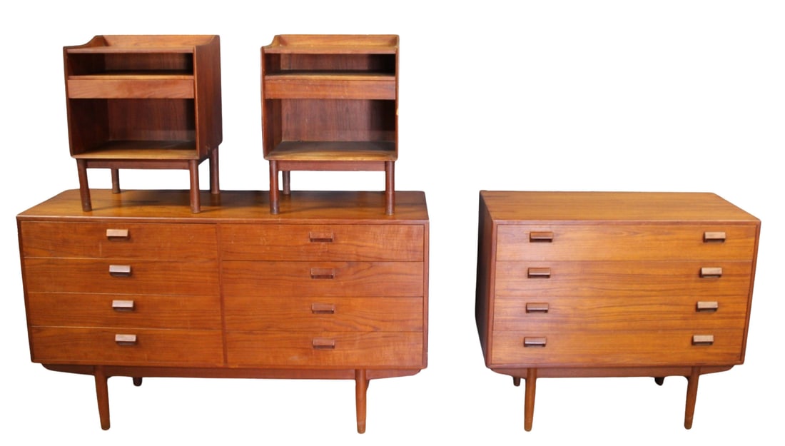 Midcentury Borge Morgensen 4 Piece Teak Bedroom (1 of 10)