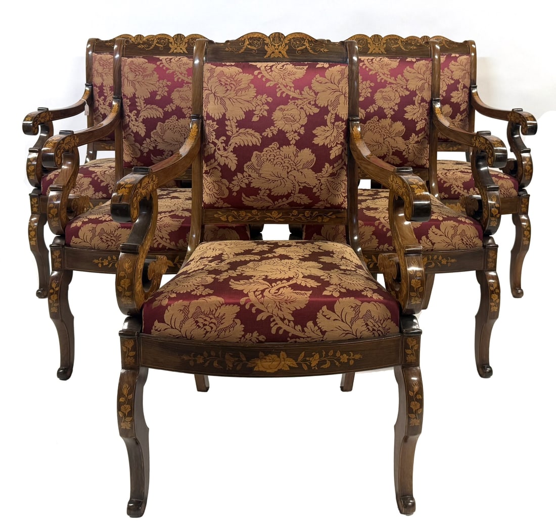 Antique French Louis Philippe Palisander Marquetry (1 of 13)