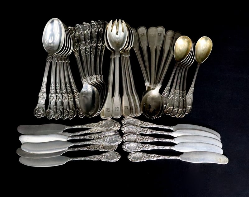 STERLING. Assorted Tiffany & Co. Sterling Flatware (1 of 13)