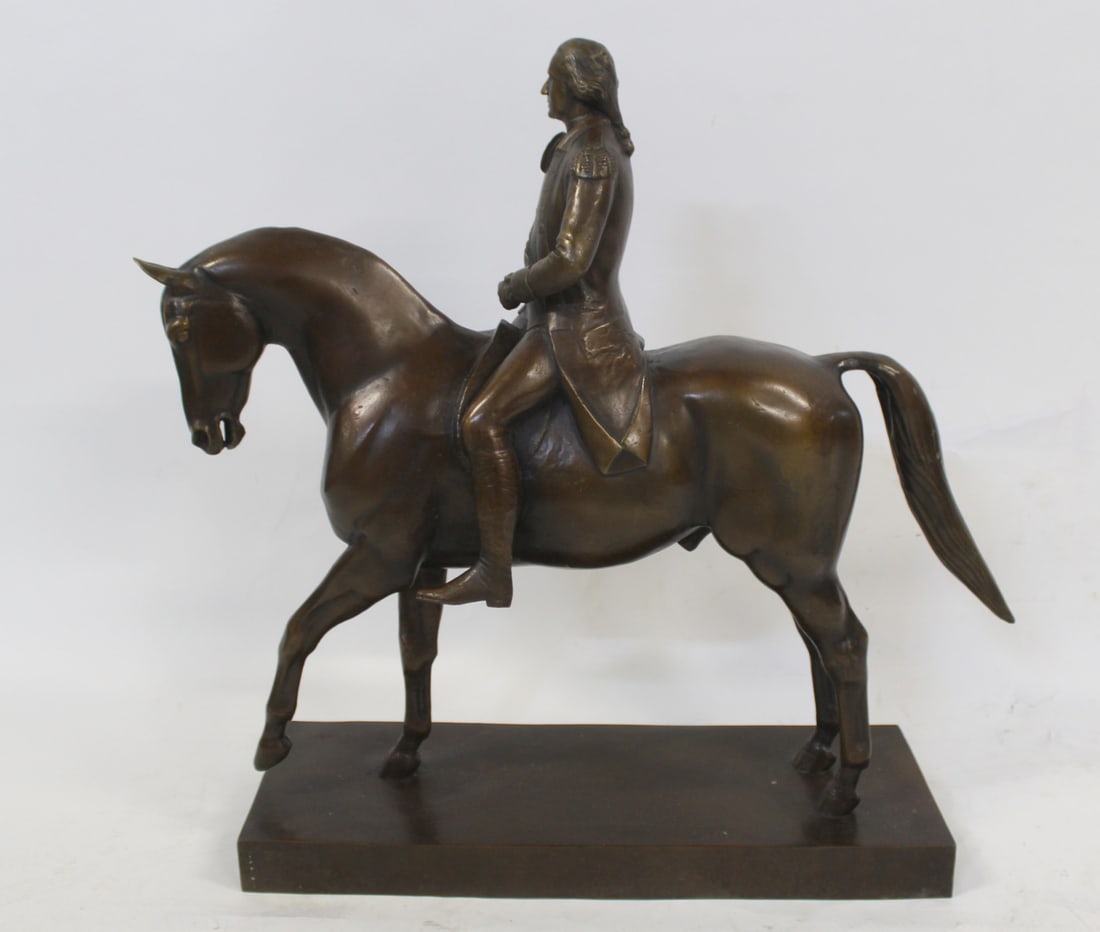 Large & Impressive Bronze Sculpture of George (1 of 12)
