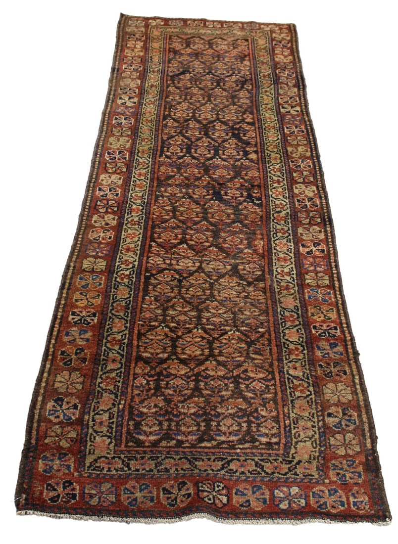 Vintage And Finely Hand Knotted Runner. (1 of 7)