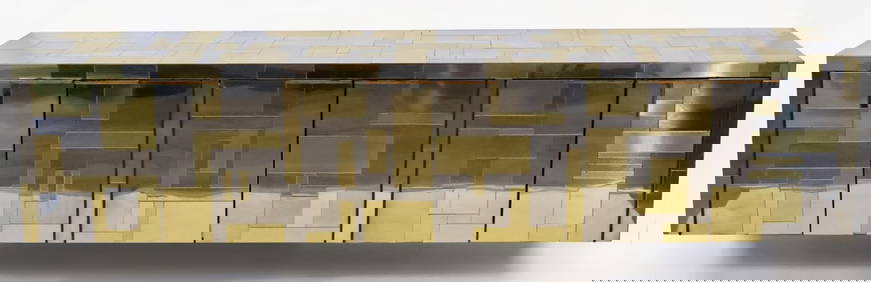 Signed Paul Evans Midcentury Cityscape Wall Unit (1 of 18)