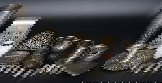 SILVER. Assorted Sterling Continental and English (1 of 11)