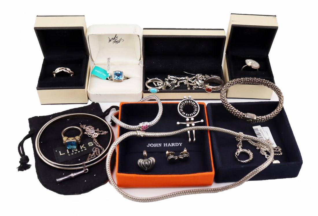 JEWELRY. (17) Pcs. of Signed Jewelry Inc. Hardy. (1 of 20)