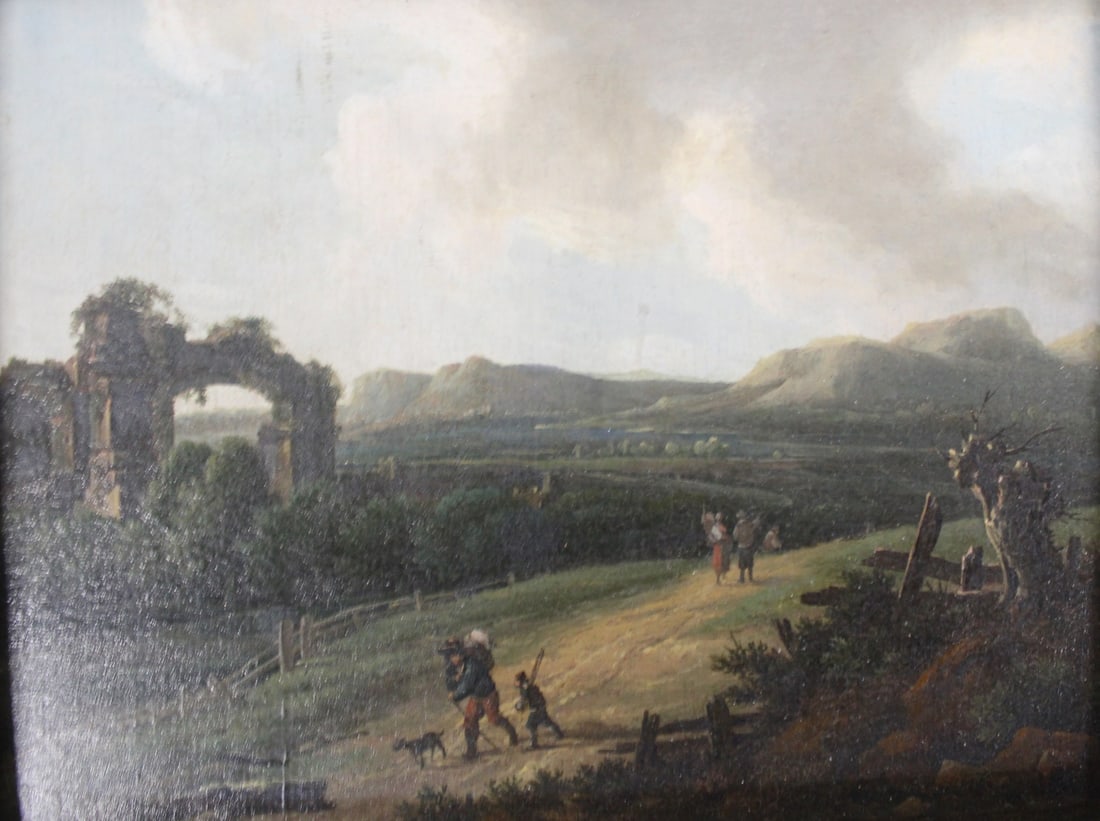 UNSIGNED Oil On Panel. Landscape (1 of 3)