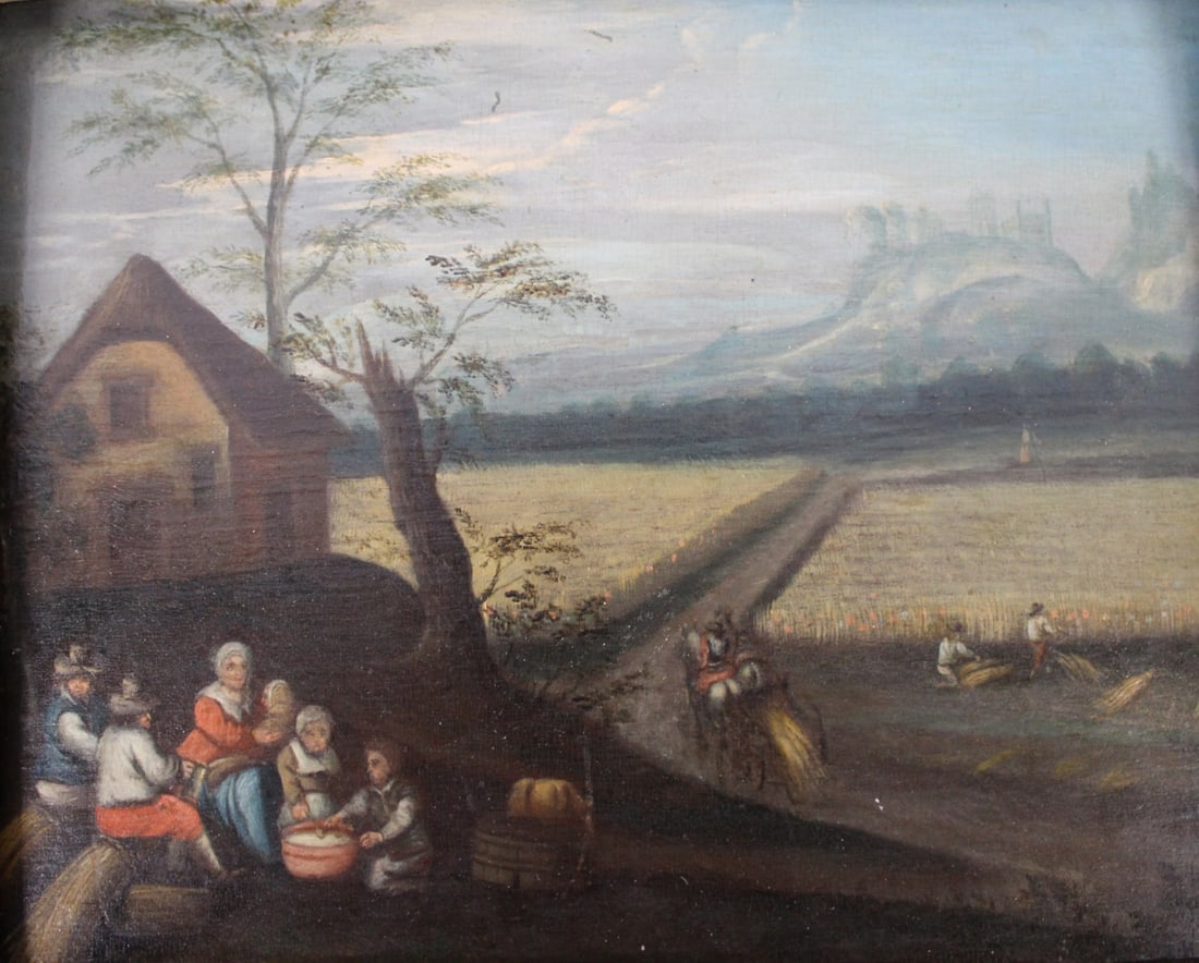 UNSIGNED Oil On Panel (1 of 3)