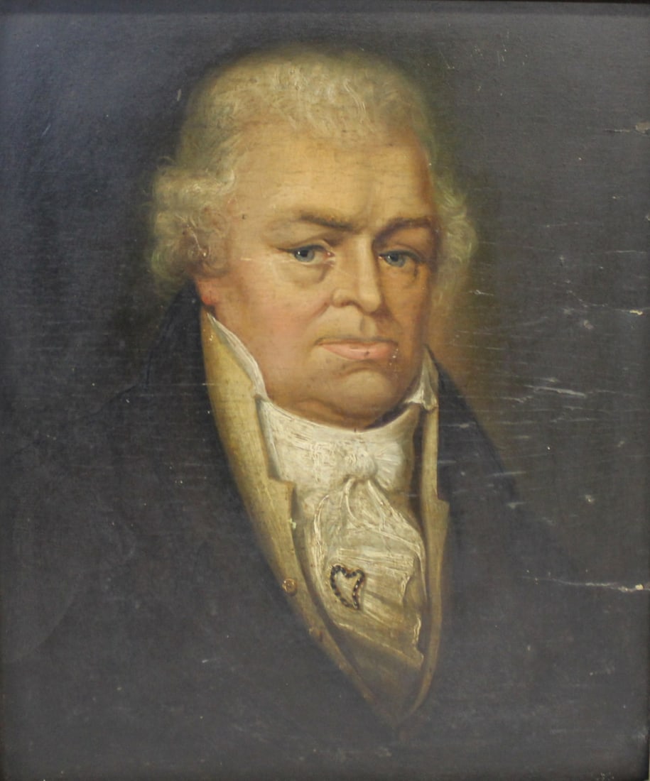 American School Unsigned Oil On Board. (1 of 4)