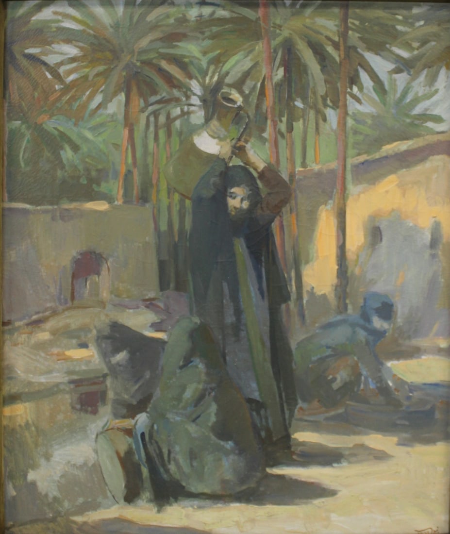 Orientalist Signed And Dated. Oil On Canvas. (1 of 4)