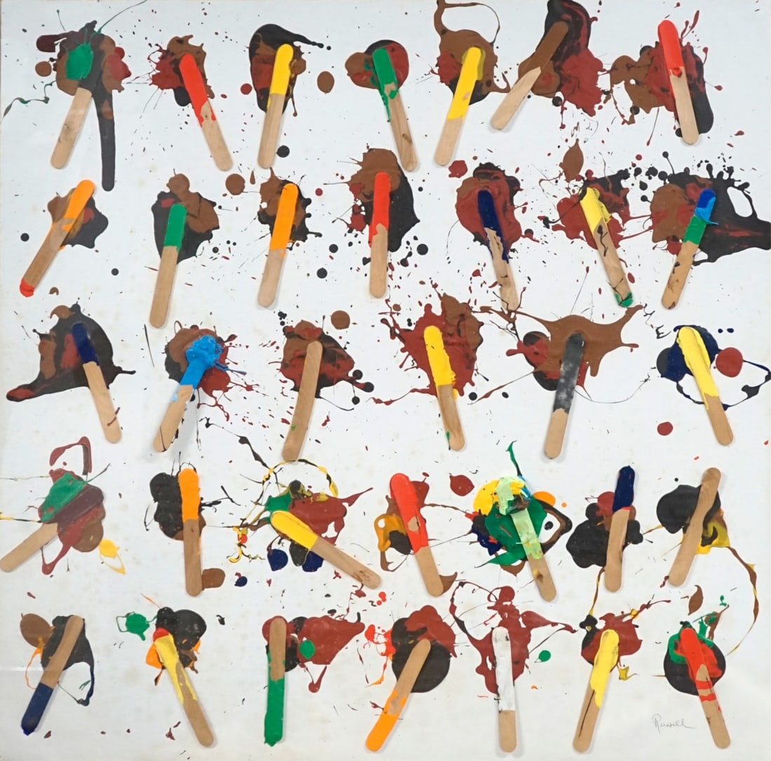 RUSSELL (20TH CENTURY). Mixed Media. (1 of 5)