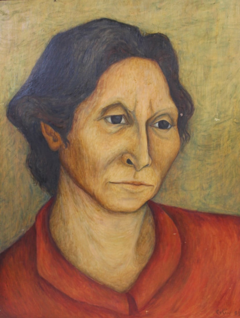 COLIN Signed & Dated Oil On Masonite. (1 of 5)