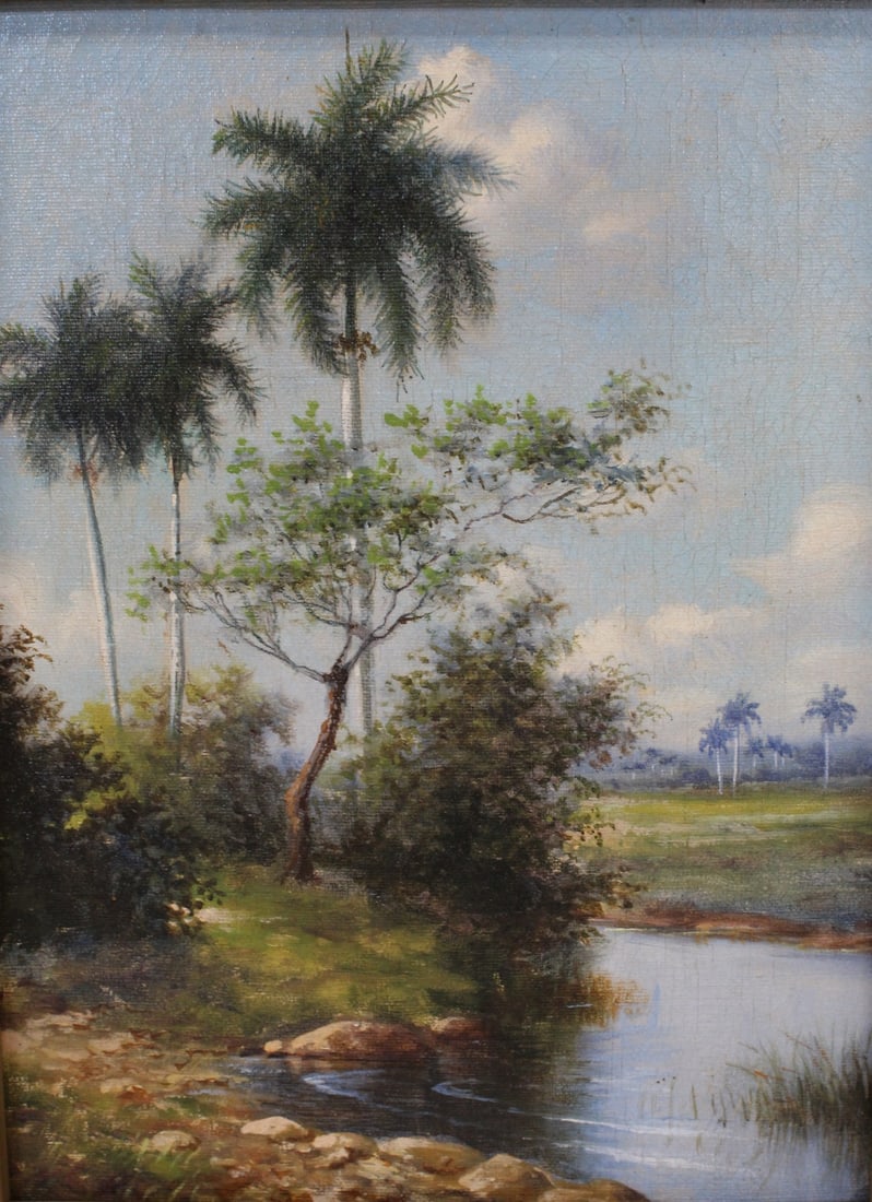 UNSIGNED 19th Century Oil on Canvas (1 of 4)