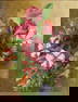ILLEGIBLY SIGNED FLORAL STILL LIFE