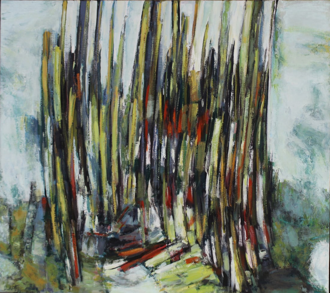 ILLEGIBLY Signed Oil On Canvas. (1 of 5)