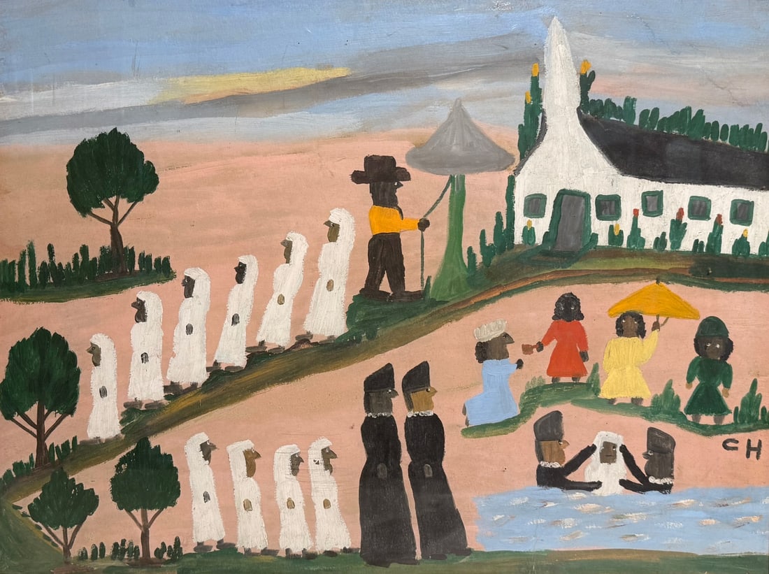 CLEMENTINE HUNTER (AFRICAN-AMERICAN, 1887-1988). (1 of 5)