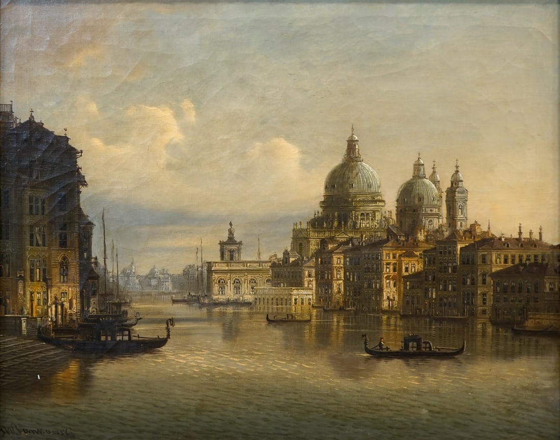 ILLEGIBLY SIGNED (19TH CENTURY). (1 of 4)