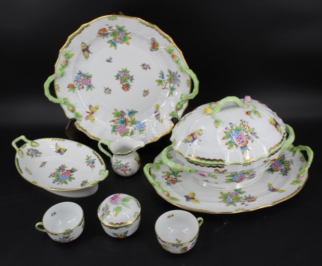 Lot of Assorted Herend Porcelain. (1 of 4)