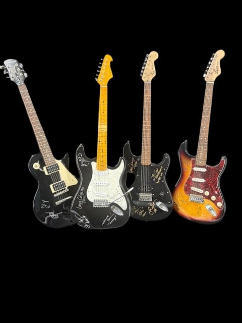 Group of Signed Electric Guitars, Four (4) (1 of 6)