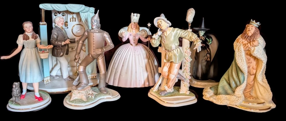 7 Lenox WIZARD OF OZ Porcelain Figures (1 of 20)