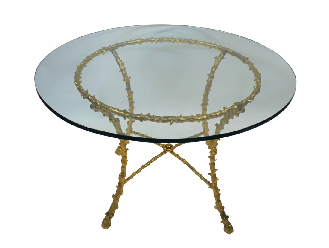 After Maison Jansen Gilt Bronze Branch Form Table (1 of 12)