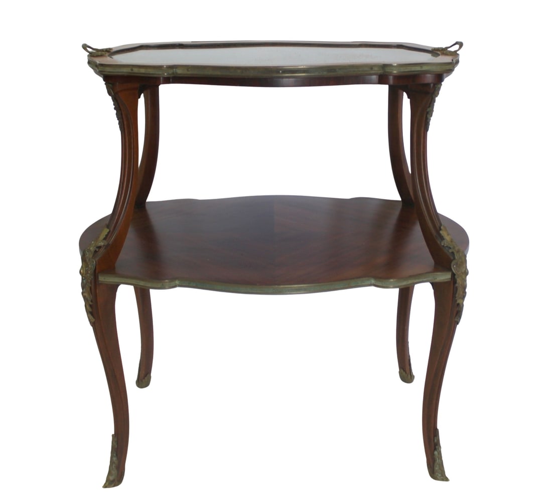 Antique Louis XV Style Bronze Mounted Desert Stand (1 of 7)