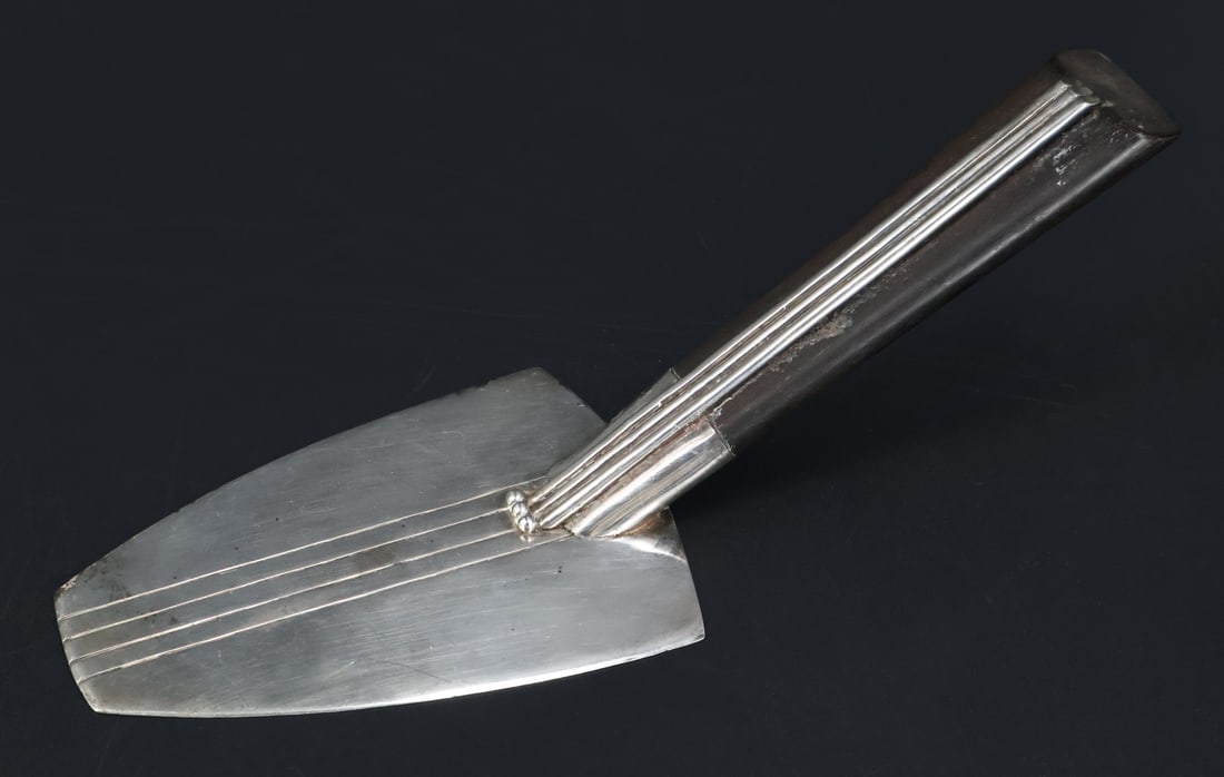 STERLING. William Spratling Sterling & Wood Server (1 of 6)