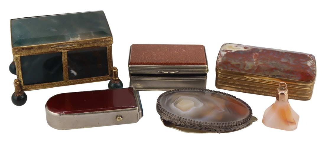 Collection of Antique Agate and Stone Objects. (1 of 15)