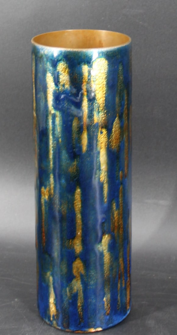 Anne-Grete Ploen Norway Enameled Metal Vase (1 of 4)