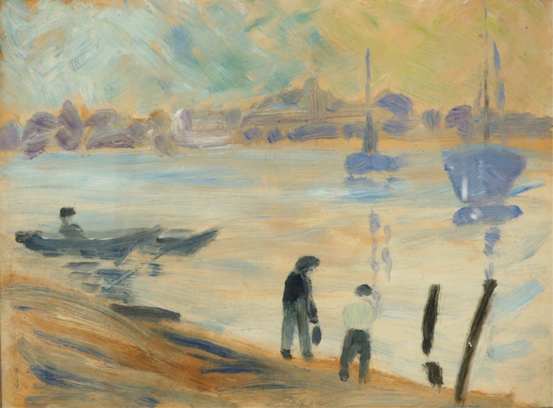 MANNER OF GEORGES SEURAT. (1 of 3)