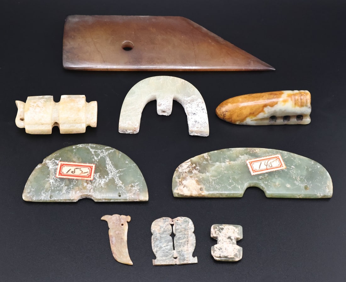 Group of Chinese Jade Ornaments. (1 of 15)